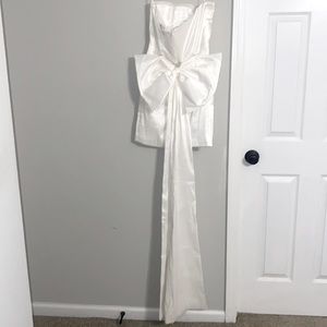 White Bow Dress